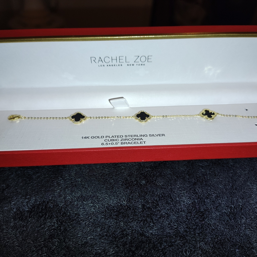 Rachel Zoe Gold and Black Bracelet (Free Shipping)